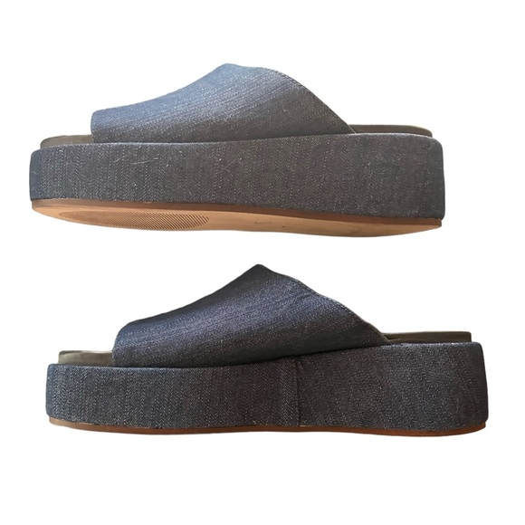 Seychelles Goodies Platform Sandal in Indigo Size 9 New Without Box